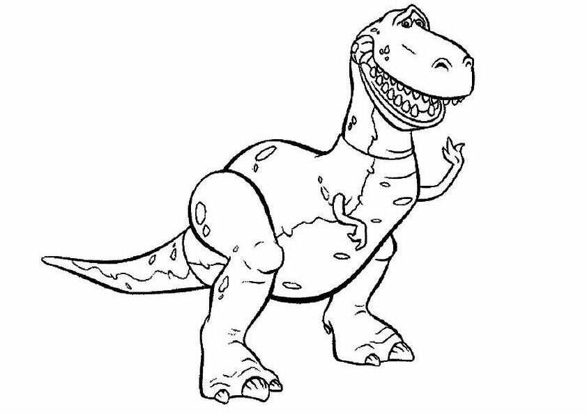 Free & Printable the Rex coloring page Coloring Picture, Assignment Sheets  Pictures for Child | Parentune.com