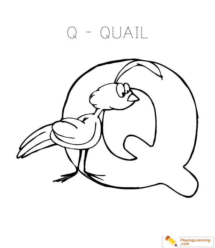 Letter Q Coloring Page | Free Letter Q Coloring Page