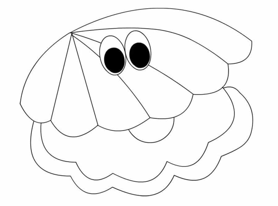 Coloring pages: Oyster, printable for kids & adults, free