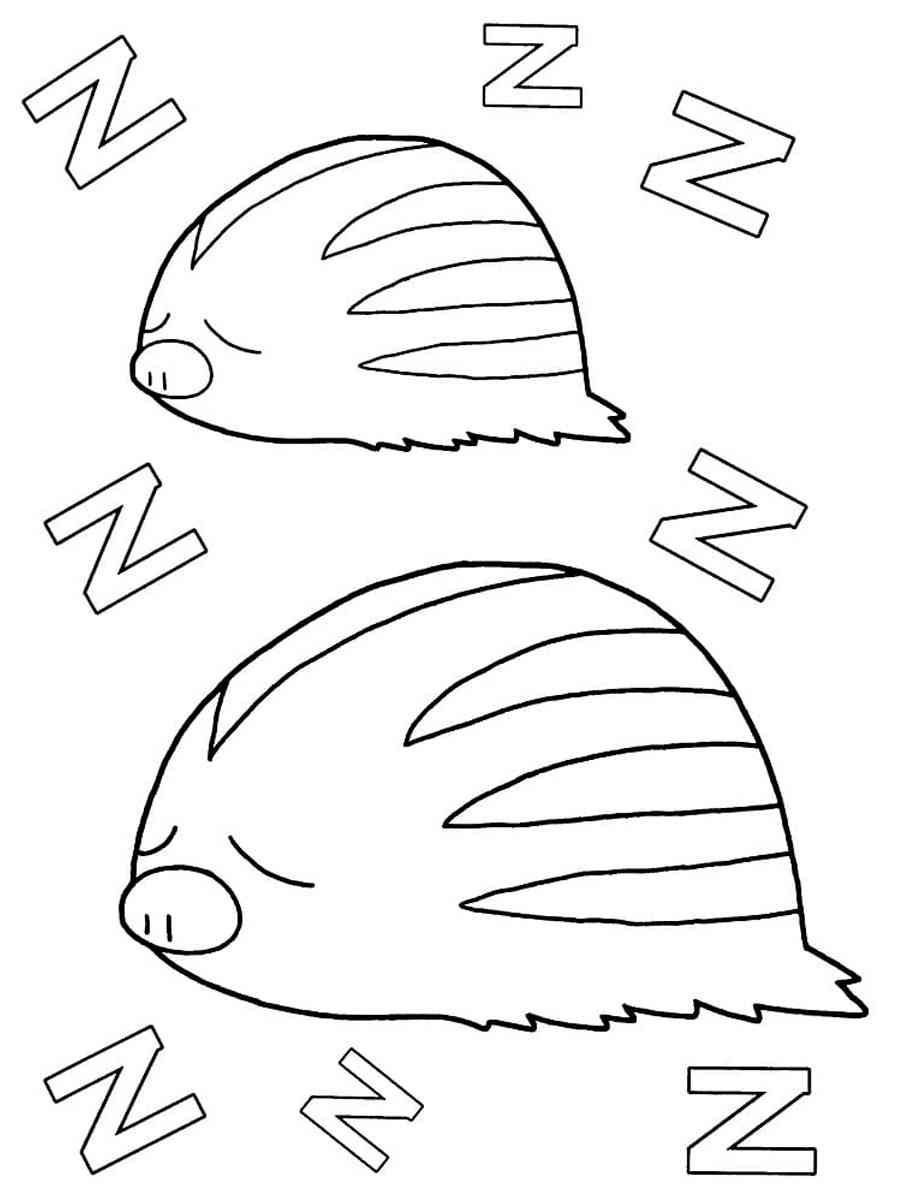 Swinub Pokemon coloring pages