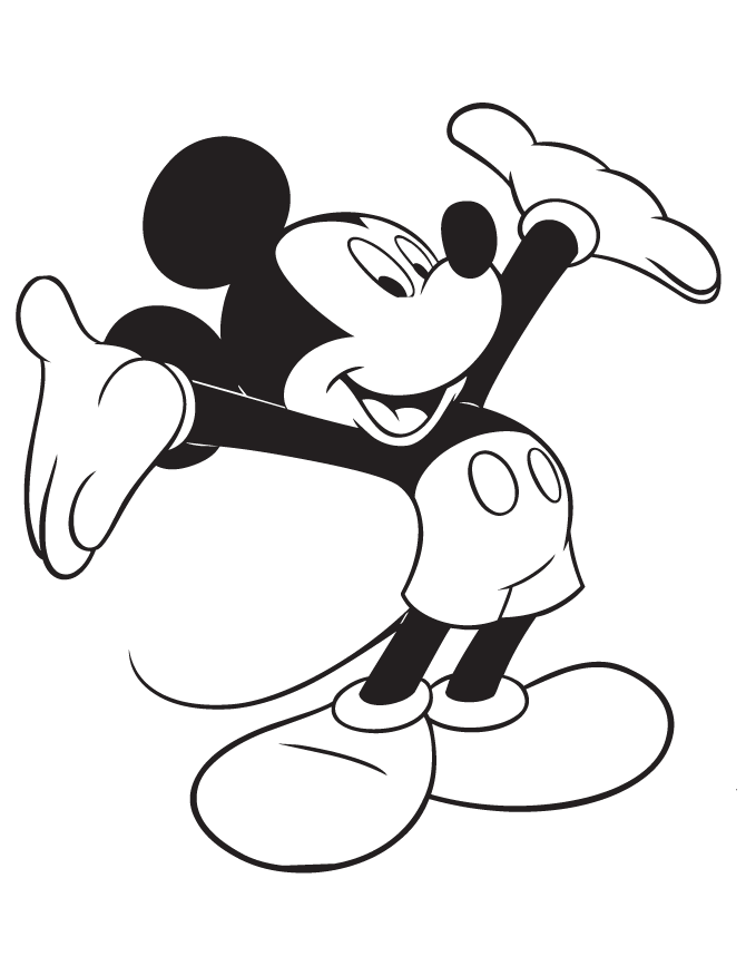 Related Mickey Mouse Coloring Pages item-1507, Mickey Mouse ...
