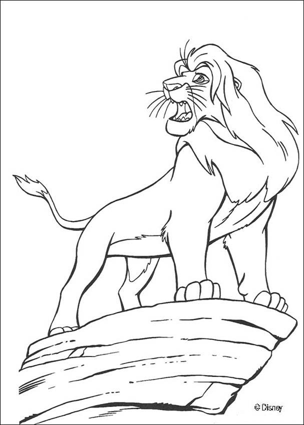 The Lion King coloring pages - The Lion King - Simba