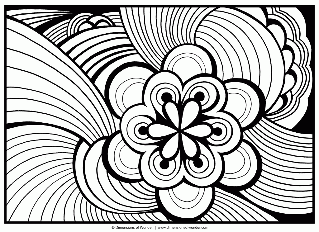 Adult Coloring Pages Medium - Coloring Pages For All Ages