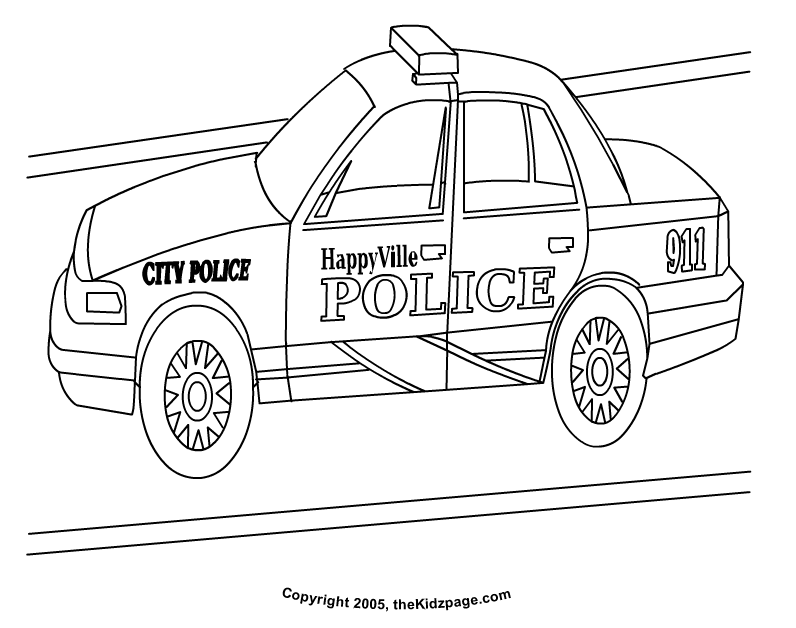 Free Printable Coloring Pages Policeman - Coloring Nation