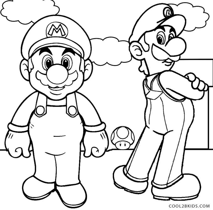 8 Pics of Mario And Luigi Coloring Pages - Mario and Luigi ...