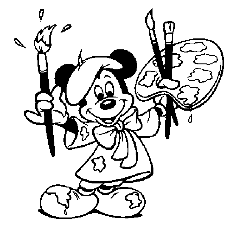 Free Printable Mickey Mouse Coloring Pages - Coloring Pages