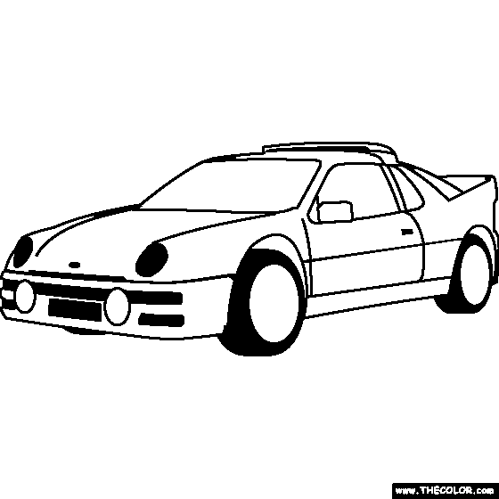 Cars Online Coloring Pages | TheColor.com