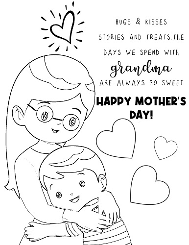 Mothers Day Coloring Pages For Grandma – Cenzerely Yours