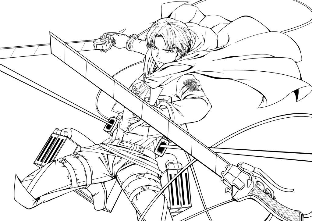 Attack On Titan Coloring Pages - Coloring Pages Kids