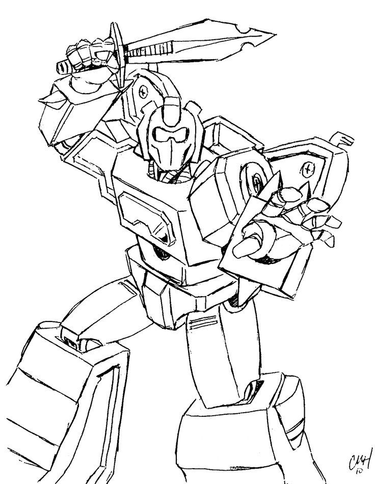 Transformers Bumblebee Coloring Page - Transformer Coloring Pages ...
