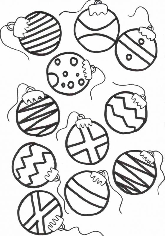 Spectacular Printable Coloring Pages Christmas Ornaments - Best ...