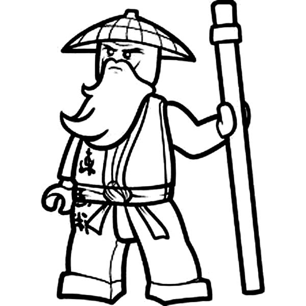 An Ancient China Farmer in Lego Coloring Page - NetArt | Lego coloring pages,  Lego coloring, Ninjago coloring pages