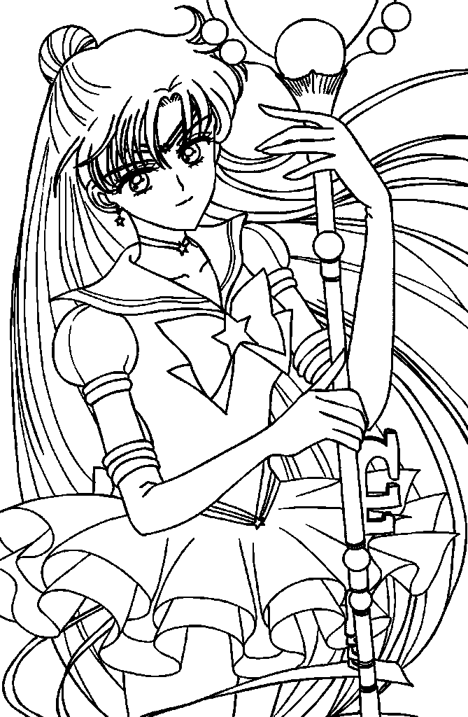 Sailor Pluto Beautiful Coloring Pages For Kids #hdX : Printable ...