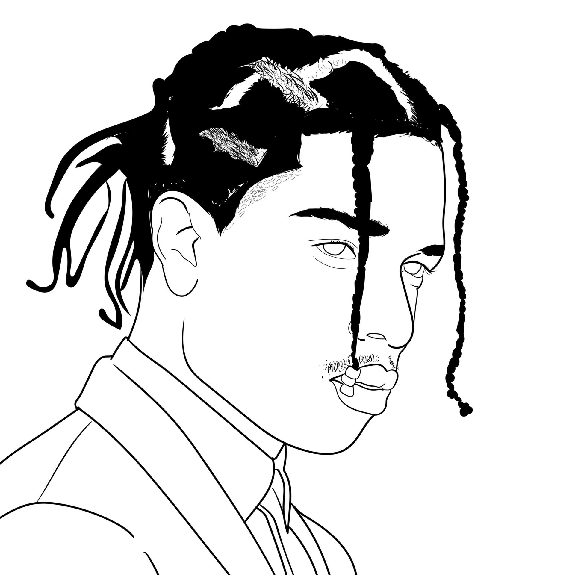ASAP Rocky Coloring Pages - Coloring Nation