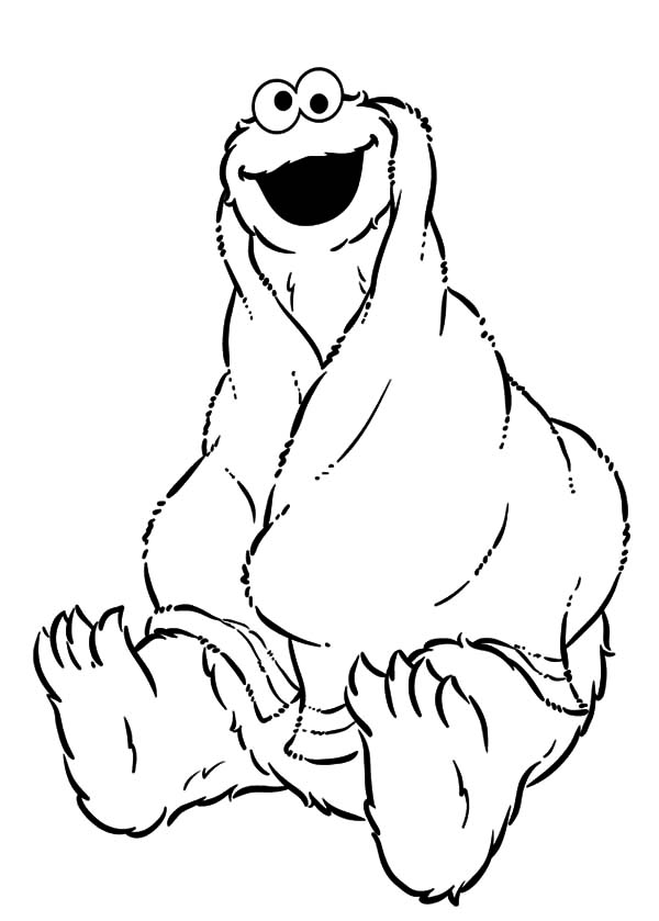 Cookie Monster Put On Blanket Coloring Pages : Coloring Sky | Monster coloring  pages, Monster cookies, Cookie monster wallpaper