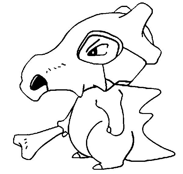 Cubone | Drawings, Pokemon, Coloring pages