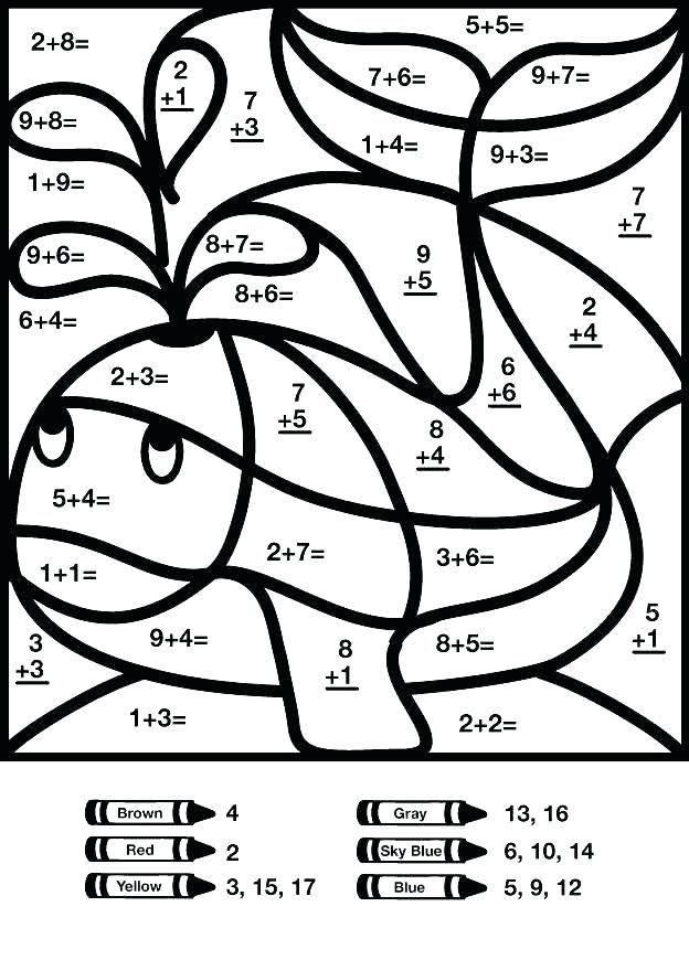 Math Coloring Pages - Best Coloring Pages For Kids | Math pictures, Math  worksheets, Math coloring