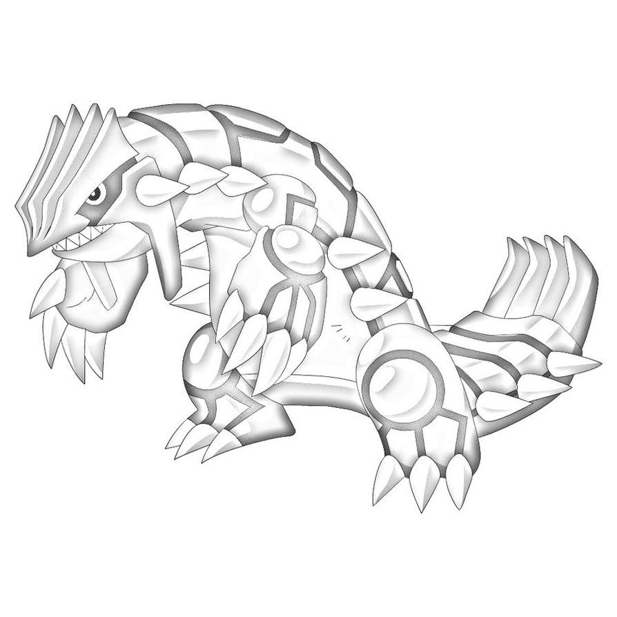 Pokemon Primal Groudon Coloring Pages Images | Pokemon Images