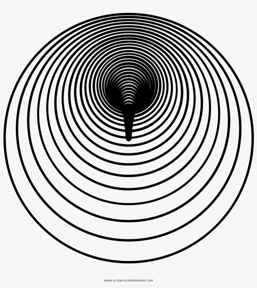 Black Hole Coloring Page - Circle Transparent PNG - 1000x1000 - Free  Download on NicePNG