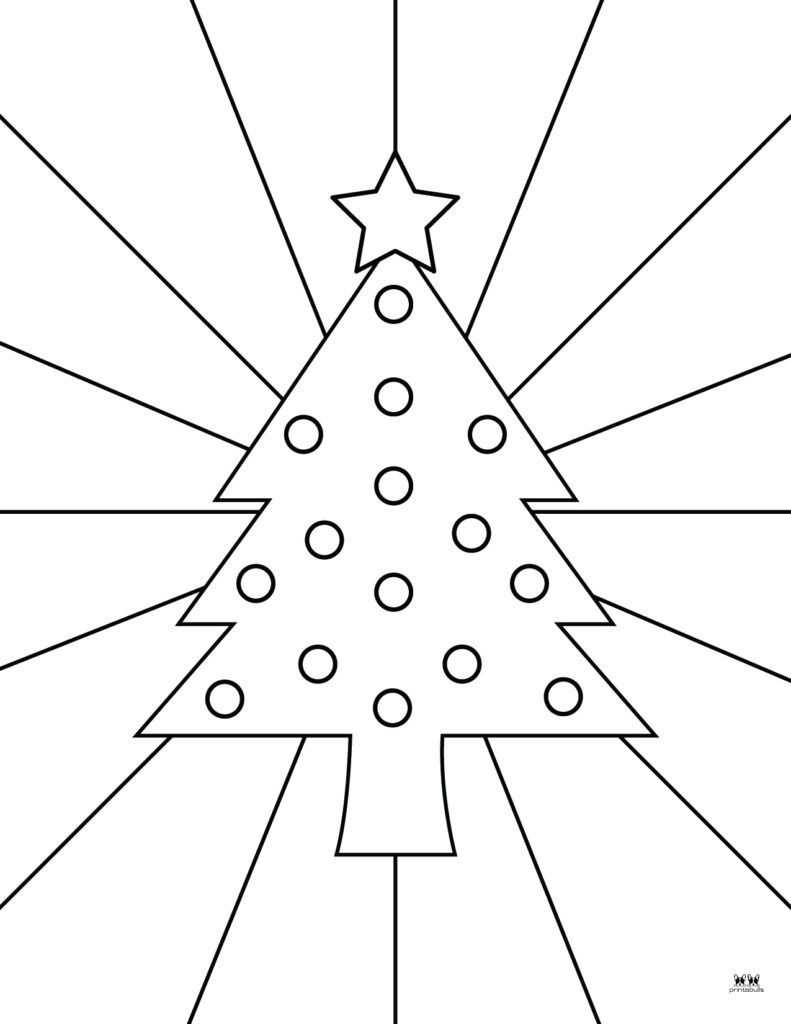 Christmas Tree Coloring Pages ...