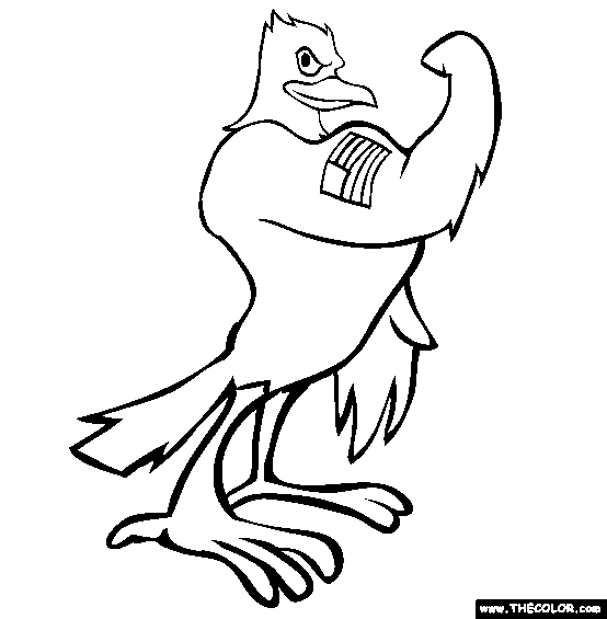 American Eagle Online Coloring Page