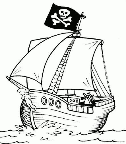 pirate ship coloring page - coloring.com
