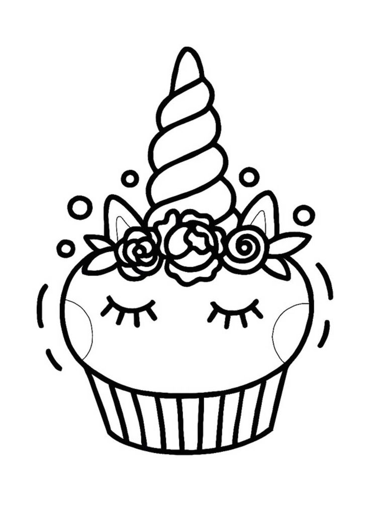 Unicorn Cake Coloring Pages | Unicorn coloring pages, Mermaid coloring pages,  Free printable coloring pages