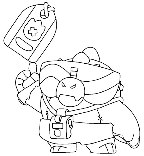 Buzz Brawl Stars coloring pages print ...