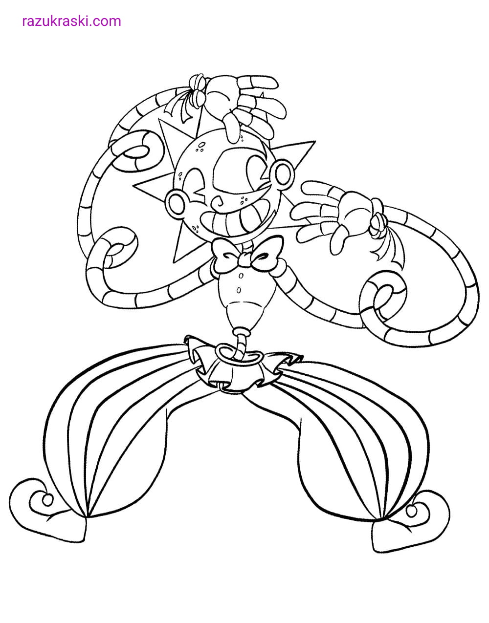 Fnaf 9 Security Breach Coloring Pages ...