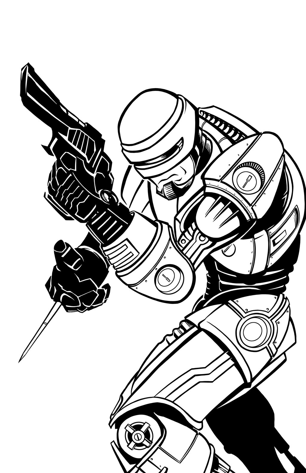 Free Robocop coloring page - free printable coloring pages on coloori.com