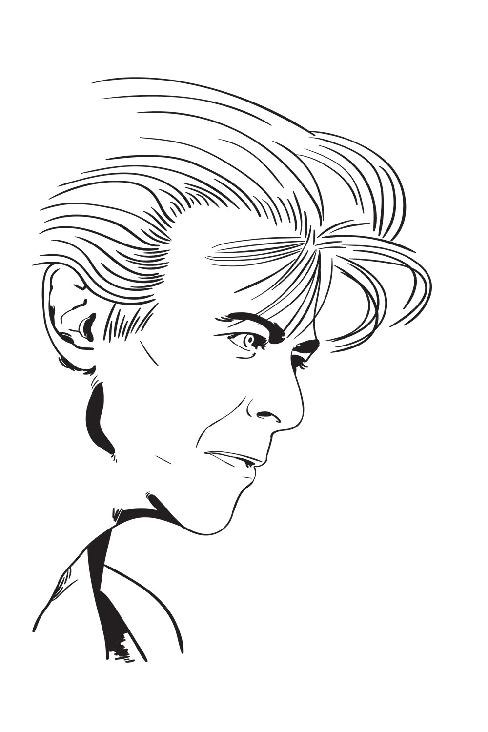 David Bowie SVG free clipart download – Crafter Oks