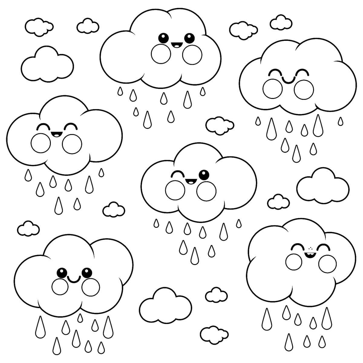 Weather Coloring Pages