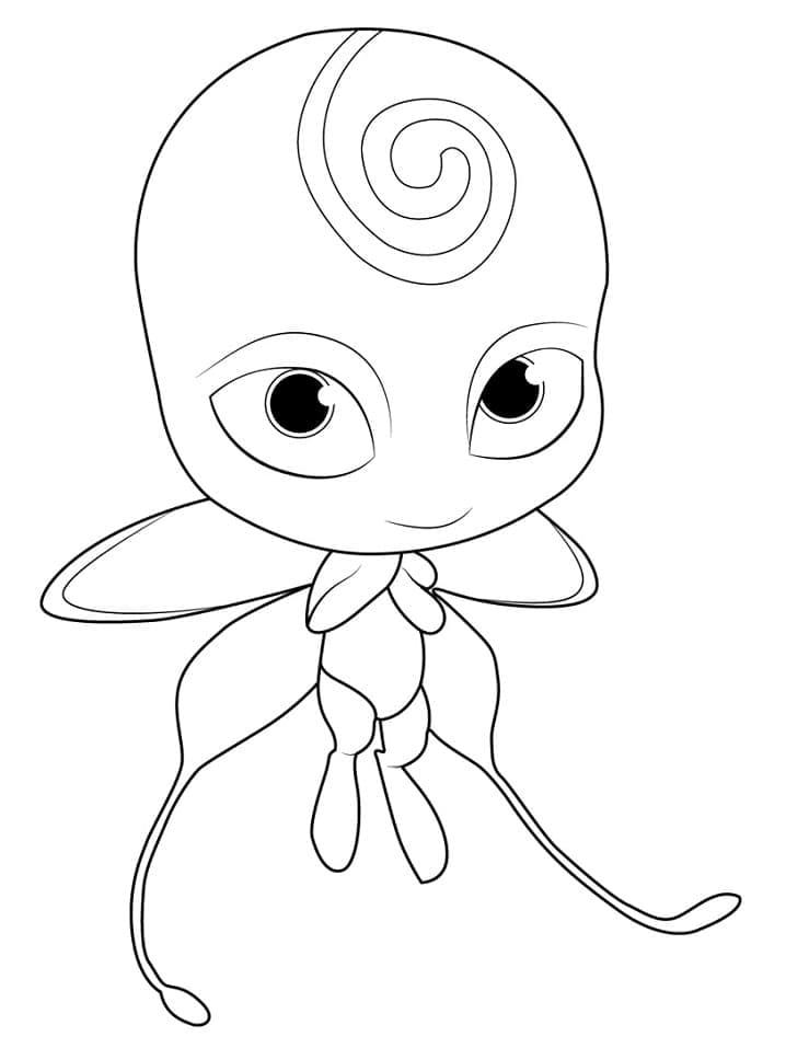 Nooroo Kwami Coloring Page - Free Printable Coloring Pages for Kids