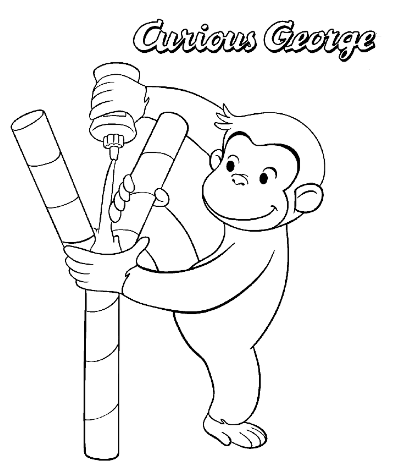 Curious George Drawings coloring ~ Child Coloring