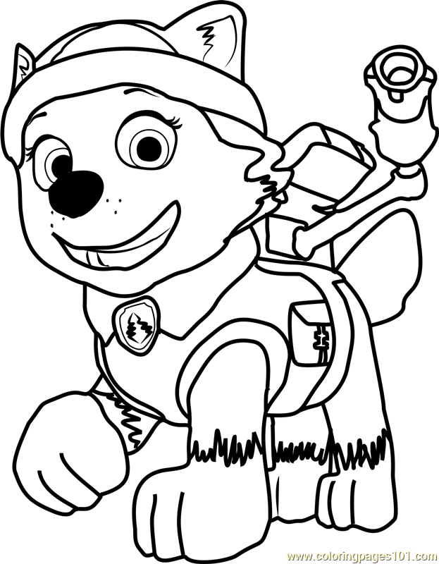 Everest Coloring Page - Free PAW Patrol Coloring Pages ...
