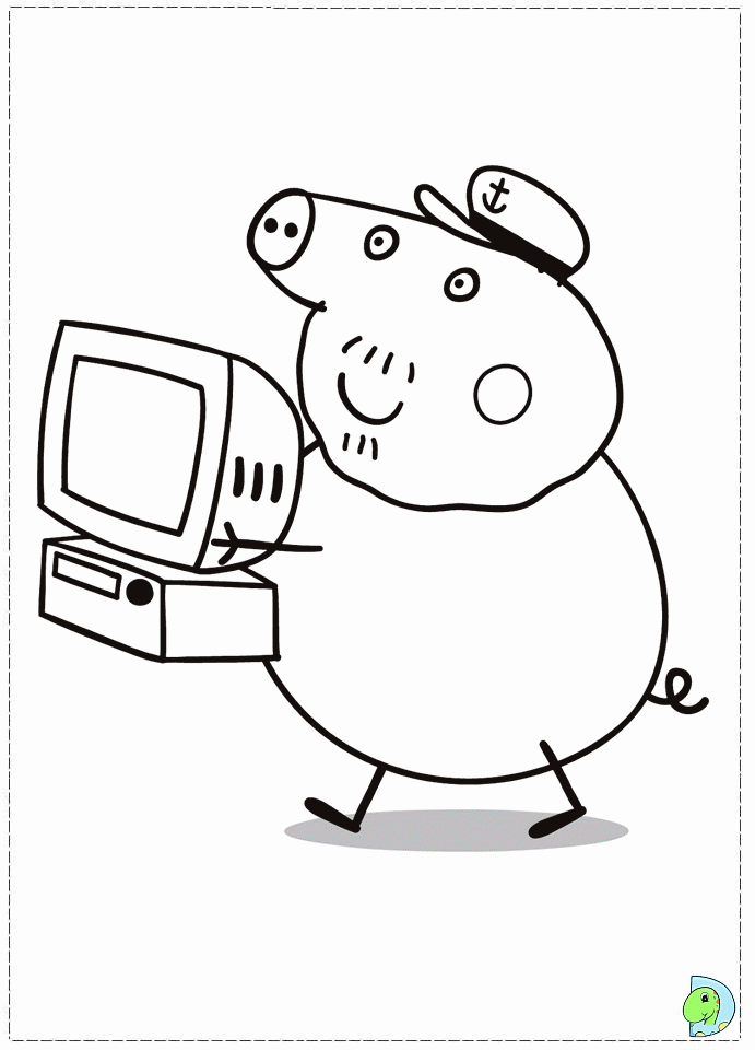 Peppa Pig Christmas Coloring Pages #2552 Peppa Pig Christmas ...