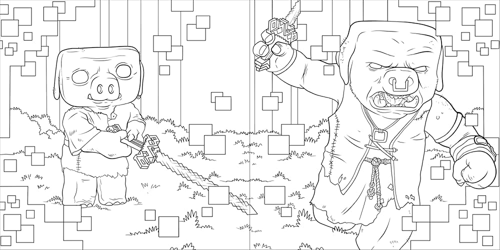 Amazon.com: A Minecraft Movie Official Coloring Book: 9780593972786: Mojang  AB: Books