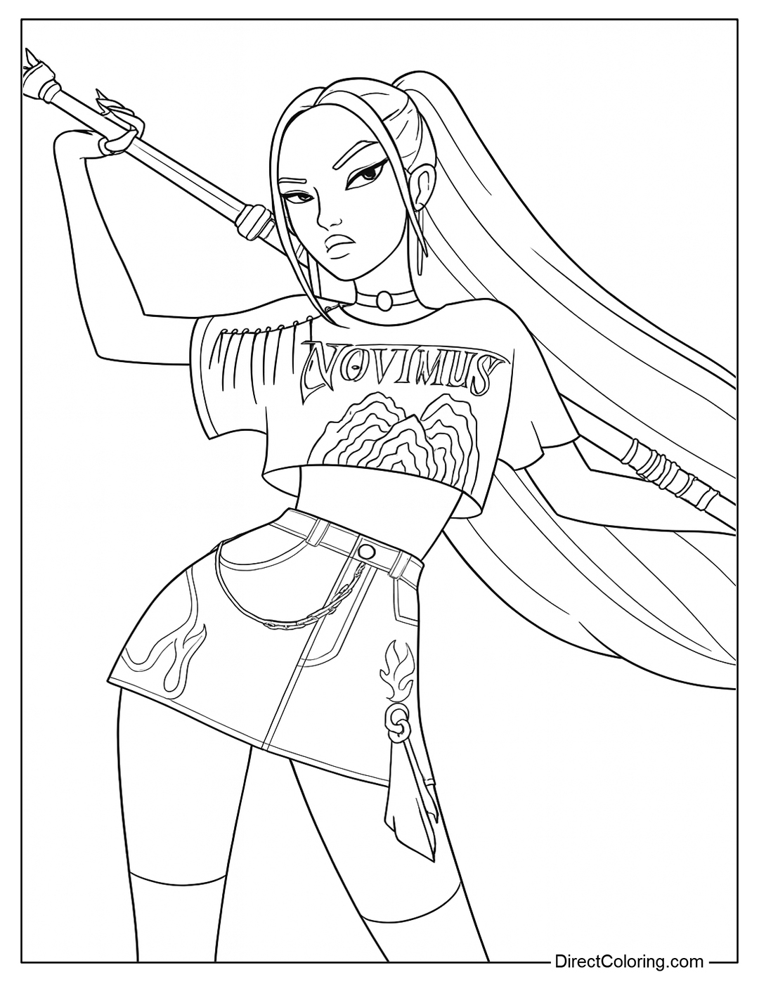 KPop Demon Hunters Coloring Pages - Free PDF to Download and Print