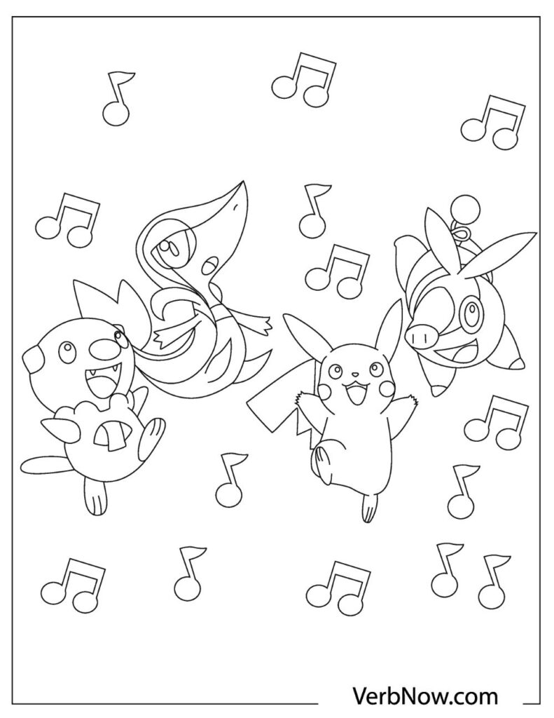 Free POKEMON Coloring Pages for Download (Printable PDF) - VerbNow