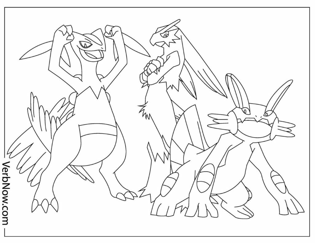 Free POKEMON Coloring Pages for Download (Printable PDF) - VerbNow