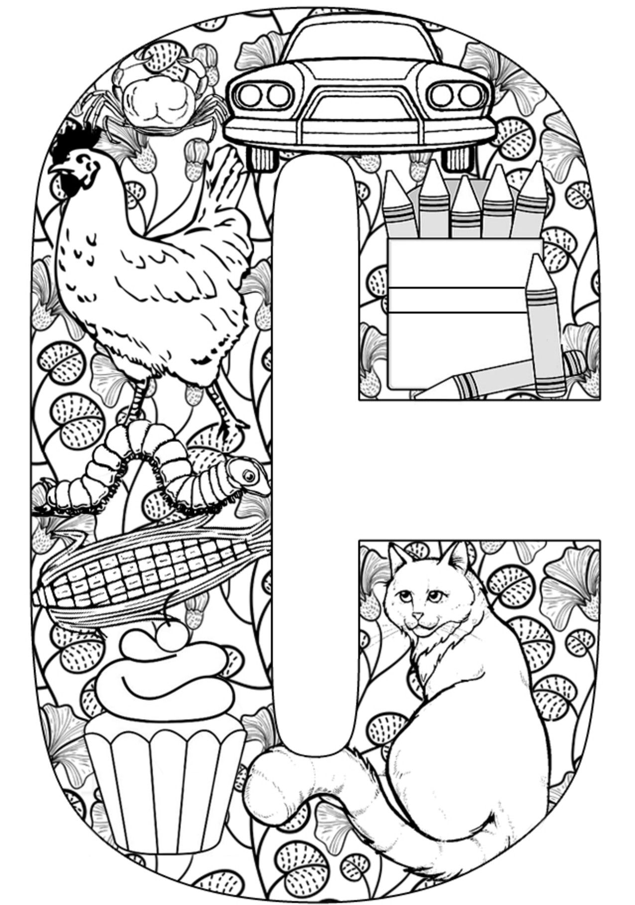 Teach Your Kids their ABCs the Easy Way With Free Printables | Alphabet coloring  pages, Coloring letters, Coloring pages