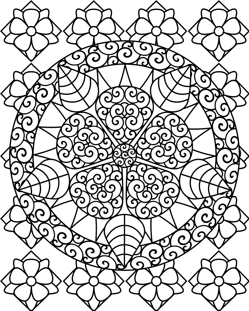 Amazing of Free Abstract Coloring Pages Printable On Free #3065