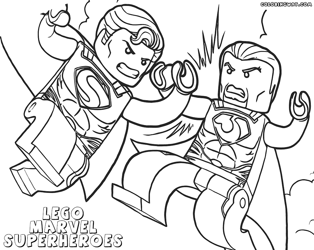 Lego superheroes coloring pages | Coloring pages to download and print