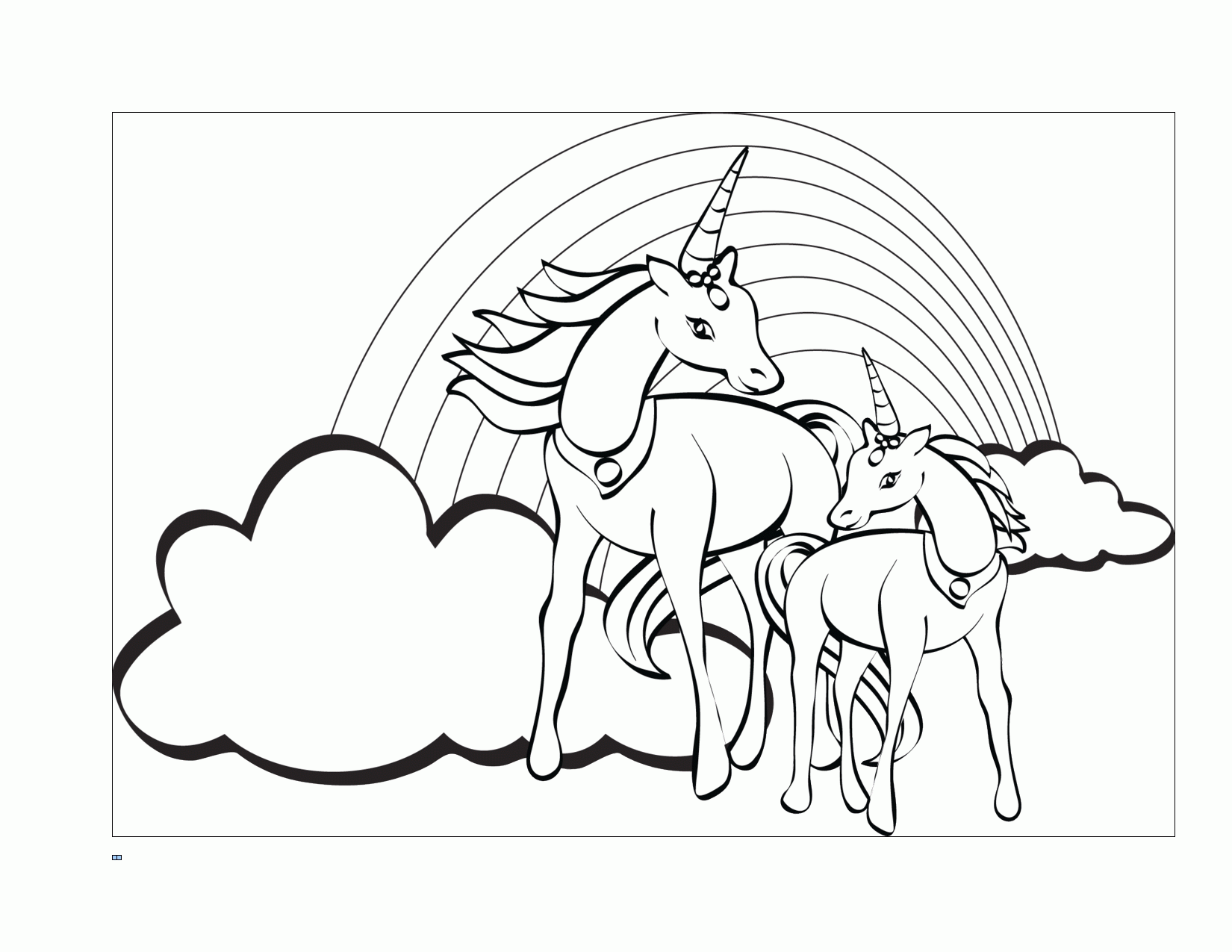 Free Coloring Pages Of Unicorn And Rainbow Printable Printable ...