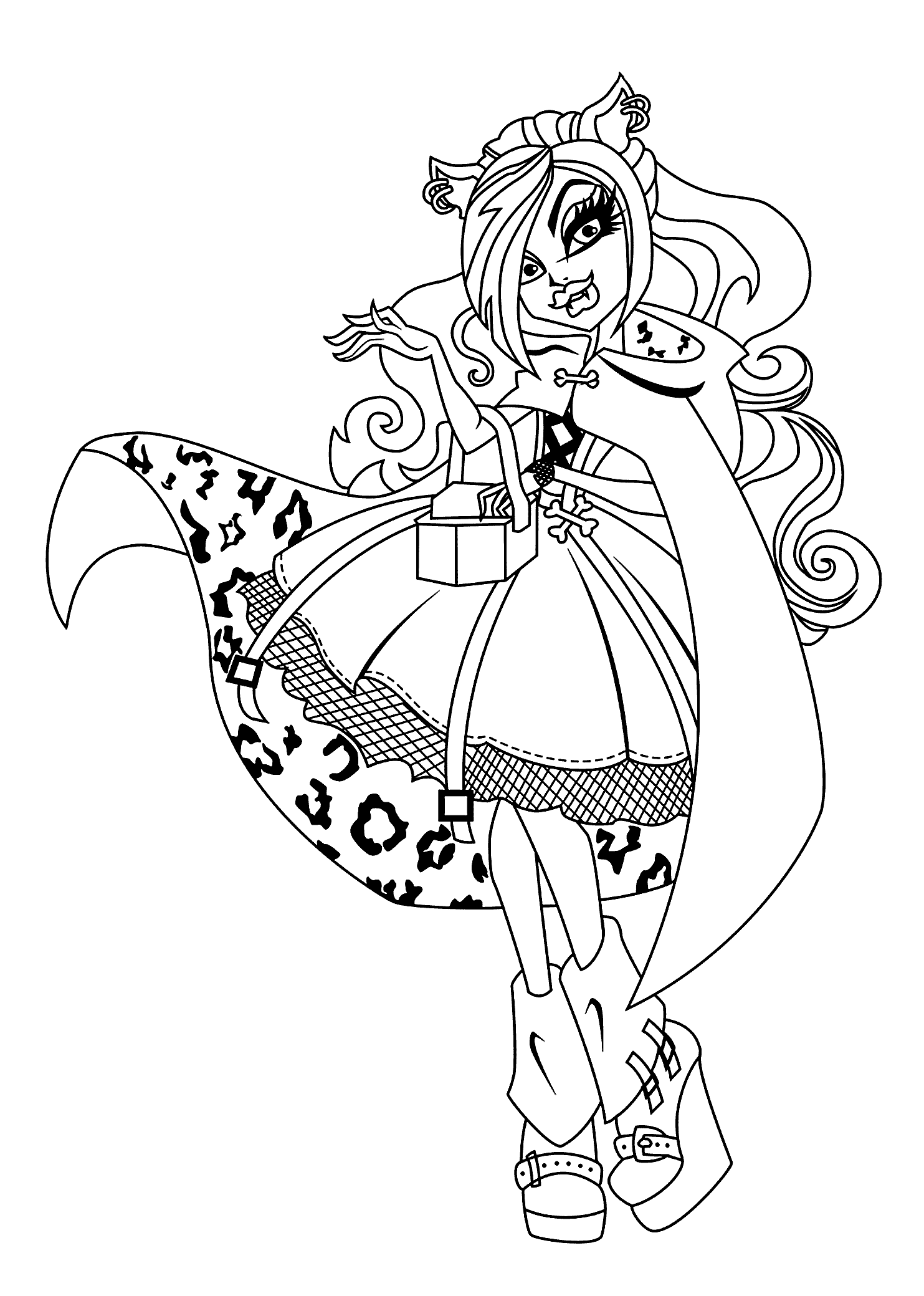 Free Printable Monster High Coloring Pages Inspiring - Coloring pages