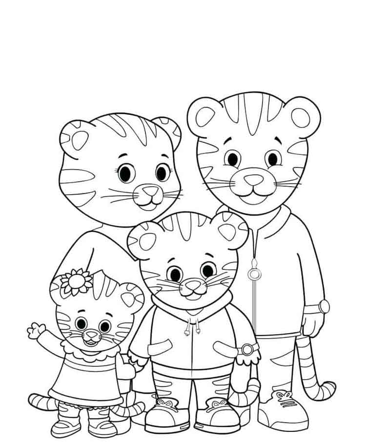 11 Best Free Printable Daniel Tiger Coloring Pages For Kids