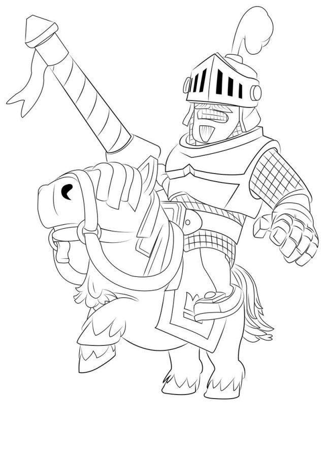 25+ Excellent Picture of Clash Royale Coloring Pages | Clash ...