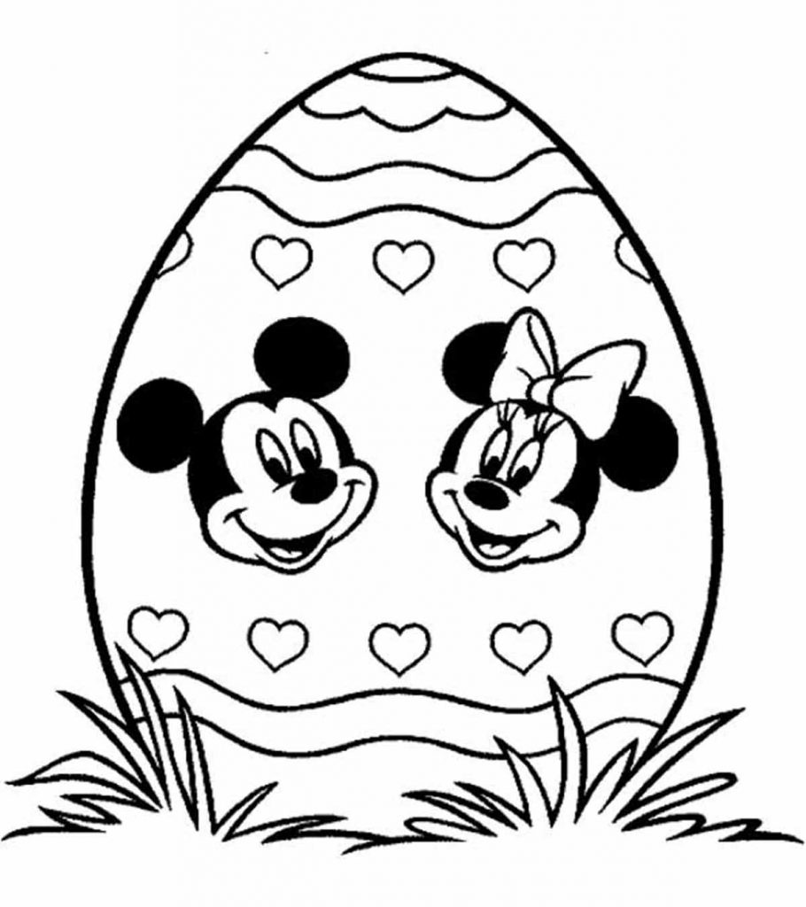 Top 10 Free Printable Disney Easter Coloring Pages Online