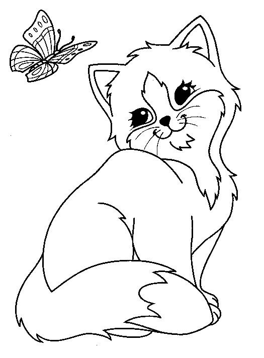 Coloriage chaton, Coloriage chat ...