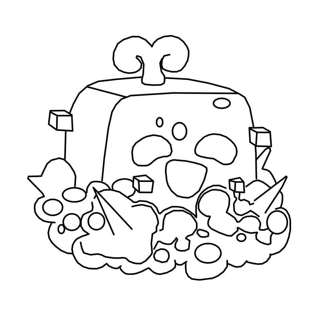Blox Fruits Control coloring page ...